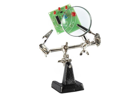 Weller Helping Hands Holder - 2 Arms & Magnifier Weller - RockBottom Northampton