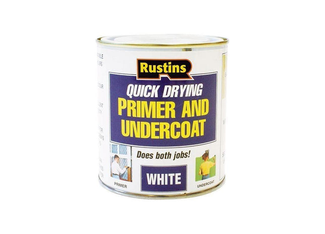 Rustins Quick Dry Primer & Undercoat White 250ml Rustins - RockBottom Nothampton