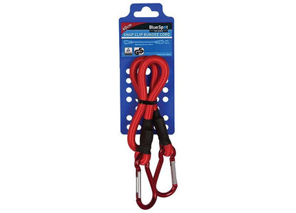 Bluespot Tools Snap Clip Bungee 60cm x 10mm BlueSpot Tools - RockBottom Northampton