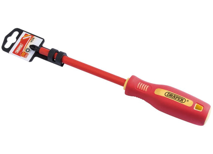 Draper Fully Insulated Soft Grip PZ TYPE Screwdriver, No.3 x 250mm 46535 Draper - Town Tools 