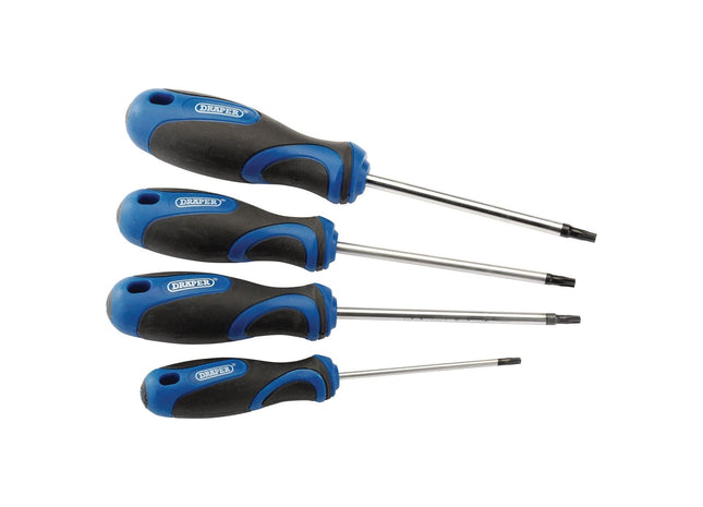 Draper TX-STAR Soft Grip Screwdriver Set (4 Piece) 36851 Draper - Town Tools 