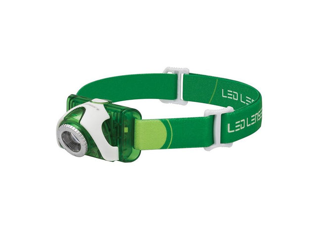 Ledlenser SEO3 LED Headlamp - Green (Test-It Pack) Ledlenser - RockBottom Northampton