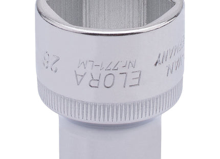 Draper Elora Hexagon Socket, 1/2" Sq. Dr., 26mm 15315 Draper - Town Tools 
