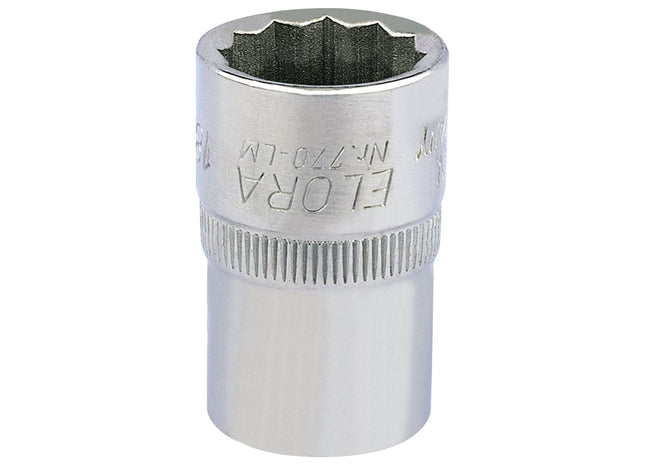 Draper Elora Bi-Hexagon Socket, 1/2" Sq. Dr., 18mm 24632 Draper - Town Tools 