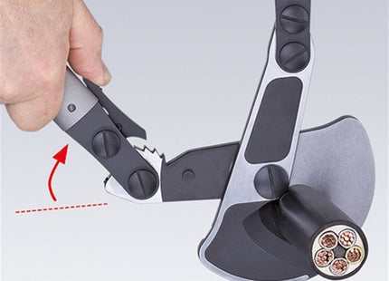 Knipex Ratchet Cable Cutters with Telescopic Handles 570-770mm Knipex - RockBottom Northampton