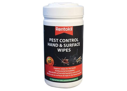 Rentokil Pest Control Hand & Surface Wipes Rentokil - RockBottom Nothampton