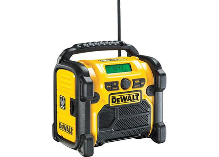 Dewalt Power Tools DCR020 DAB Digital Radio 240V & Li-ion Bare Unit DeWALT Power Tools - RockBottom Northampton
