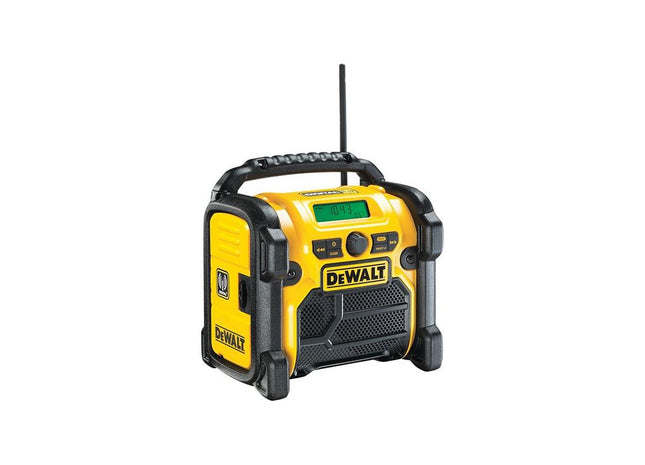 Dewalt Power Tools DCR020 DAB Digital Radio 240V & Li-ion Bare Unit DeWALT Power Tools - RockBottom Northampton