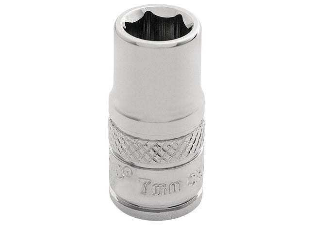 Draper HI-TORQ 6 Point Socket, 1/4" Sq. Dr., 7mm 32487 Draper - Town Tools 