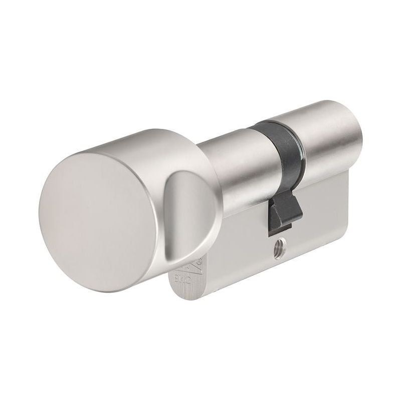 Abus Mechanical KE60NP Euro Thumbturn Cylinder Nickel Pearl Z45mm / K55mm Visi ABUS Mechanical - RockBottom Northampton 