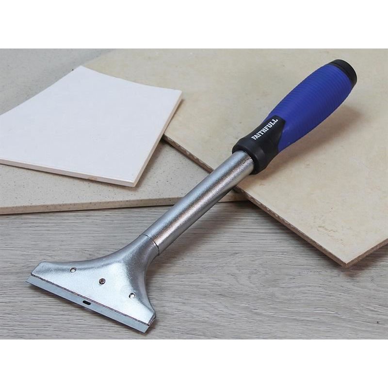 Faithfull Heavy-Duty Long Handled Scraper 100mm (4in) Faithfull - RockBottom Northampton