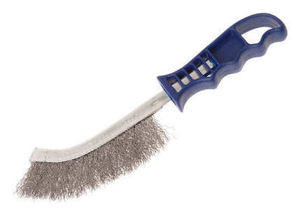 Faithfull Wire Scratch Brush Stainless Steel Blue Handle Faithfull - RockBottom Northampton