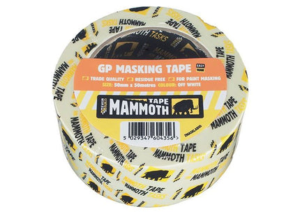 Everbuild Sika Mammoth Retail Masking Tape 75mm x 50m Everbuild Sika - RockBottom Northamptin
