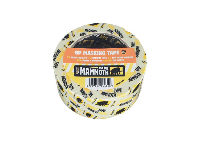 Everbuild Sika Mammoth Retail Masking Tape 75mm x 50m Everbuild Sika - RockBottom Northamptin