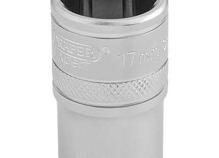 Draper 6 Point Metric Socket, 1/2" Sq. Dr., 17mm 16607 Draper - Town Tools 