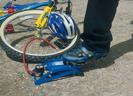 Draper Double Cylinder Foot Pump with Pressure Gauge 25996 Draper - Town Tools 