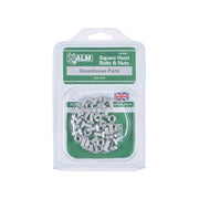 Alm Manufacturing GH004 Square Glaze Bolts & Nuts Pack of 20 ALM Manufacturing - RockBottom Northampton 