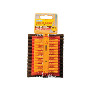 Plasplugs SAP 505 Solid Wall Super Grips™ Fixings Assorted (150) Plasplugs - RockBottom Nothampton