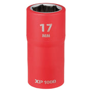 Draper XP1000 VDE Socket, 1/2" Sq. Dr., 17mm Draper - Town Tools