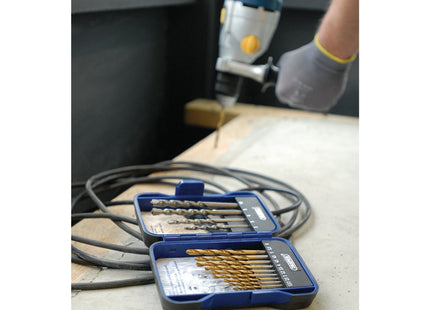 Draper Metric Combined HSS and Masonry Drill Bit Set (17 Piece) 18551 Draper - Town Tools 