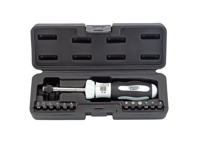 Draper Torque Screwdriver Kit, 1 - 5Nm 75170 Draper - Town Tools 