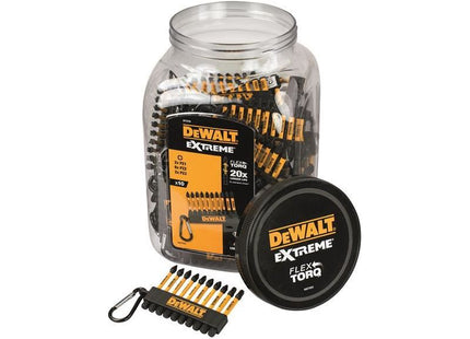 Dewalt Power Tools DT7276QZ Pozi Bit Keyring 10 Piece (Jar of 50) DeWALT Power Tools - RockBottom Northampton