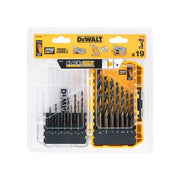 Dewalt Power Tools DT70728 BLACK&GOLD HSS Drill Set, 19 Piece DeWALT Power Tools - RockBottom Northampton