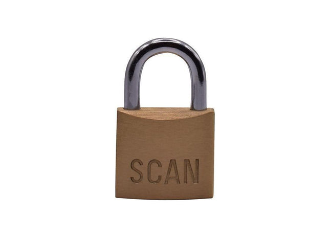 Scan Brass Padlock 30mm Scan - RockBottom Nothampton
