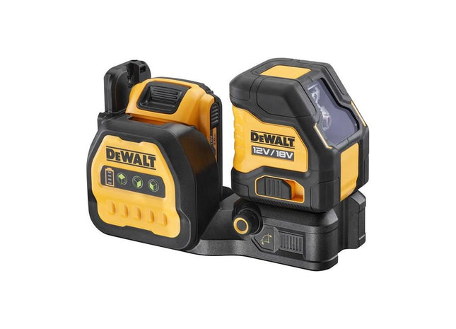 Dewalt Power Tools DCE088 D1G18 Self-Levelling Cross Line Green Beam Laser 12/18V 1 x 2.0Ah Li-ion DeWALT Power Tools - RockBottom Northampton