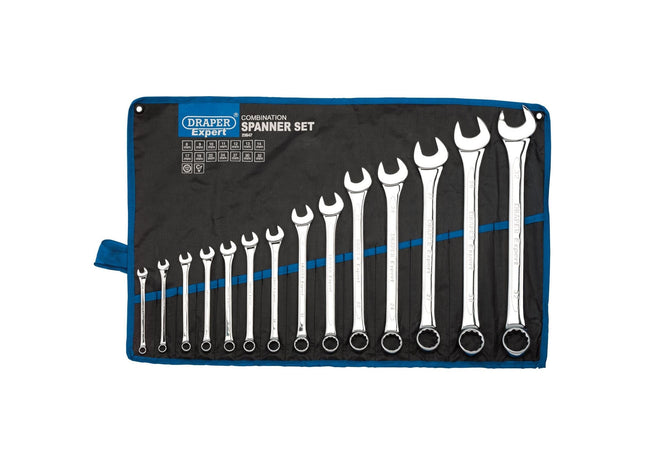 Draper Expert HI-TORQ Metric Combination Spanner Set (14 Piece) Draper - Town Tools 