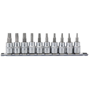 Draper TX-STAR Socket Bit Set, 3/8" Sq. Dr., 48mm (10 Piece) 16309 Draper - Town Tools 