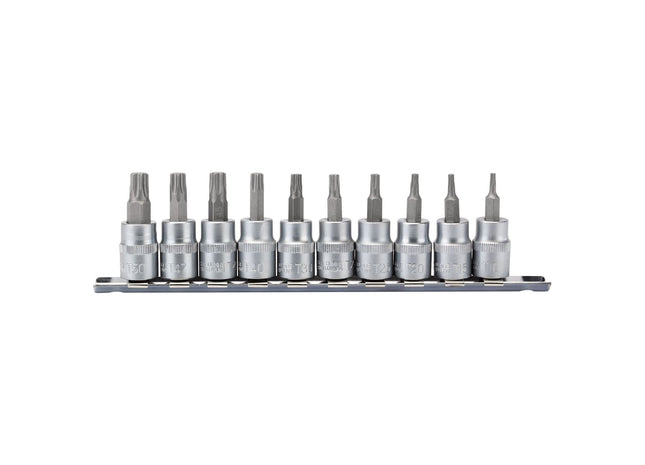 Draper TX-STAR Socket Bit Set, 3/8" Sq. Dr., 48mm (10 Piece) 16309 Draper - Town Tools 