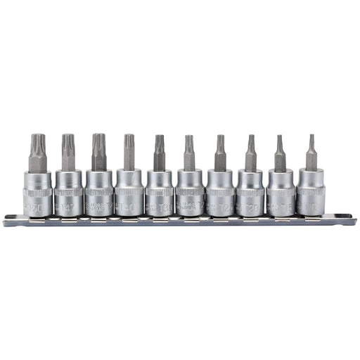 Draper TX-STAR Socket Bit Set, 3/8" Sq. Dr., 48mm (10 Piece) 16309 Draper - Town Tools 