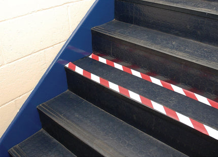 Draper Hazard Tape Roll, 33m x 50mm, Red and White 69010 Draper - Town Tools 