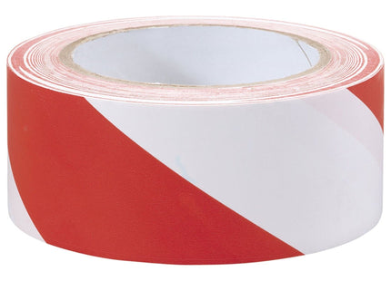 Draper Hazard Tape Roll, 33m x 50mm, Red and White 69010 Draper - Town Tools 
