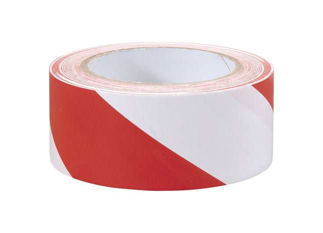 Draper Hazard Tape Roll, 33m x 50mm, Red and White 69010 Draper - Town Tools 