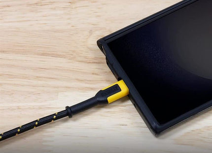 Dewalt Telecoms USB A to USB C Reinforced Charging Cable 1.8m (6ft) DEWALT Telecoms - RockBottom Northampton