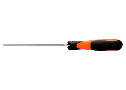 Bahco 1-110-08-2-2 ERGO™ Handled Tapered Edge Flat Second Cut File 200mm (8in) Bahco - RockBottom Northampton