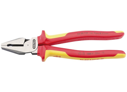Draper Knipex 02 08 225UKSBE VDE Fully Insulated High Leverage Combination Plier Draper - Town Tools 