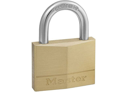 Master Lock Solid Brass 50mm Padlock 5-Pin Master Lock - RockBottom Northampton