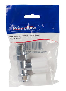KwikPak straight radiator valve 15mm (Pk1)