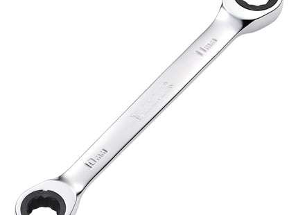Draper Draper HI-TORQ Metric Double Ratchet Ring Spanner, 10 x 11mm Draper - Town Tools