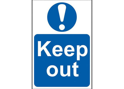 Scan Keep Out - PVC Sign 400 x 600mm Scan - RockBottom Nothampton