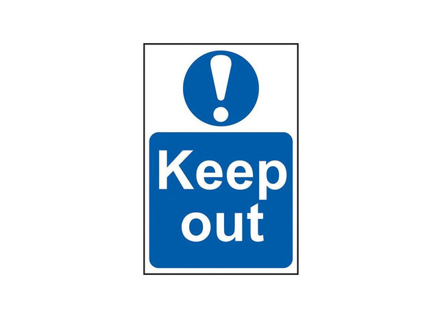 Scan Keep Out - PVC Sign 400 x 600mm Scan - RockBottom Nothampton