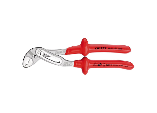Draper Knipex Alligator 88 07 250 Fully Insulated Waterpump Pliers, 250mm Draper - Town Tools 
