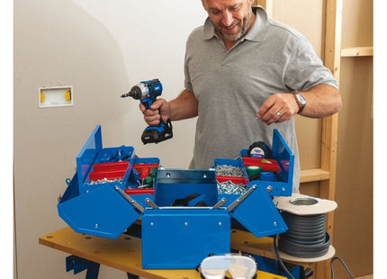 Draper Barn Type Tool Box with 4 Cantilever Trays, 460mm 48566 Draper - Town Tools 