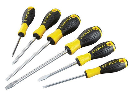 Stanley® Hand Tools 0-60-209 Essential Screwdriver Set, 6 Piece STANLEY® Hand Tools - RockBottom Nothampton