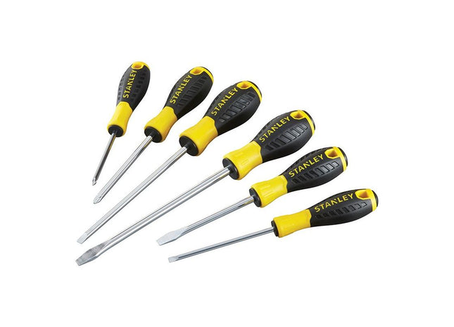 Stanley® Hand Tools 0-60-209 Essential Screwdriver Set, 6 Piece STANLEY® Hand Tools - RockBottom Nothampton