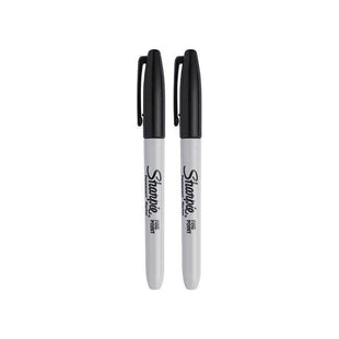 Sharpie® Fine Tip Permanent Marker Black (Pack 2) Sharpie® - RockBottom Nothampton
