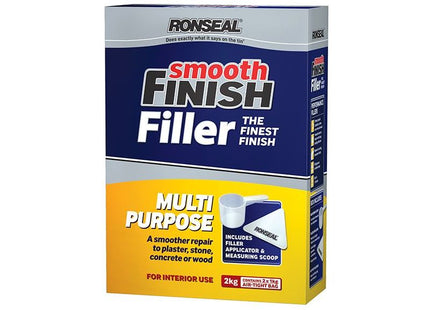 Ronseal Smooth Finish Multipurpose Wall Powder Filler 2kg Ronseal - RockBottom Nothampton